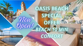 OASIS BEACH - Terrace Confort 10 Min from Beach WIFI FREE - New - Special Offer